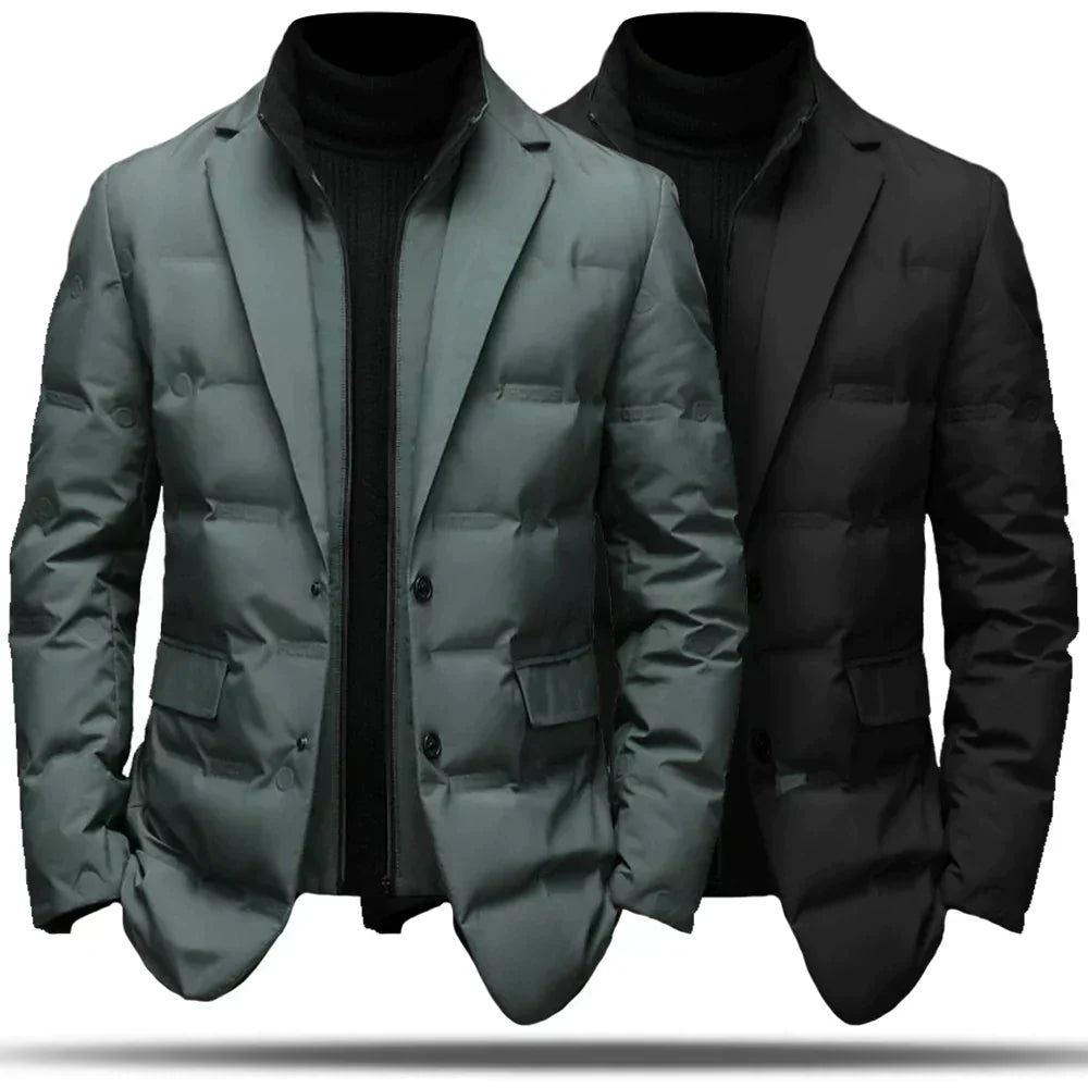 Bertulo | Schlanke Stehkragenjacke für Herren