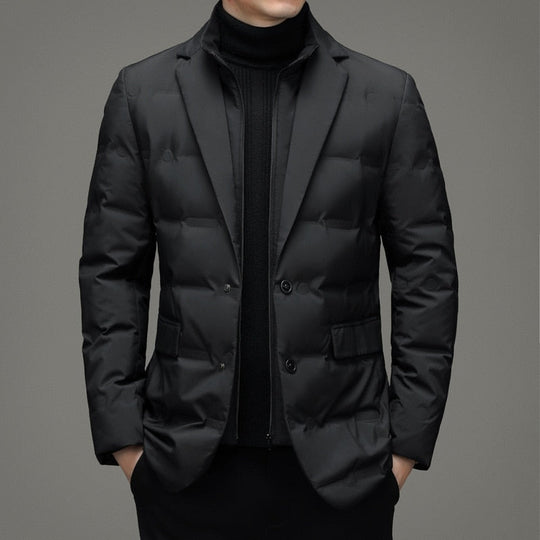 Bertulo | Schlanke Stehkragenjacke für Herren