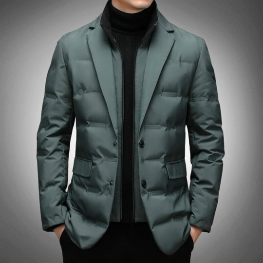 Bertulo | Schlanke Stehkragenjacke für Herren