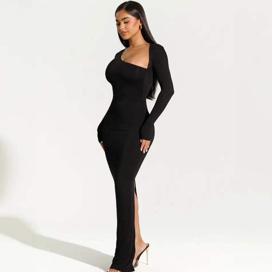 Beti | Zeitloses Langarmkleid für Damen