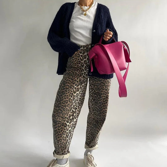 Bianka | Auffällige Leopardenhose für Damen