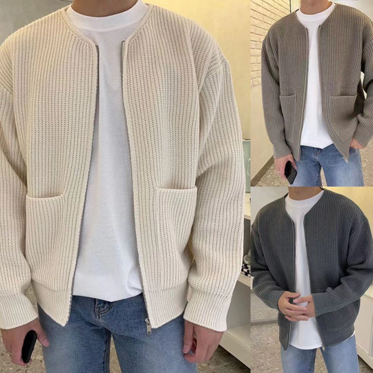 Bibine | Gestrickte Knopfjacke für Herren