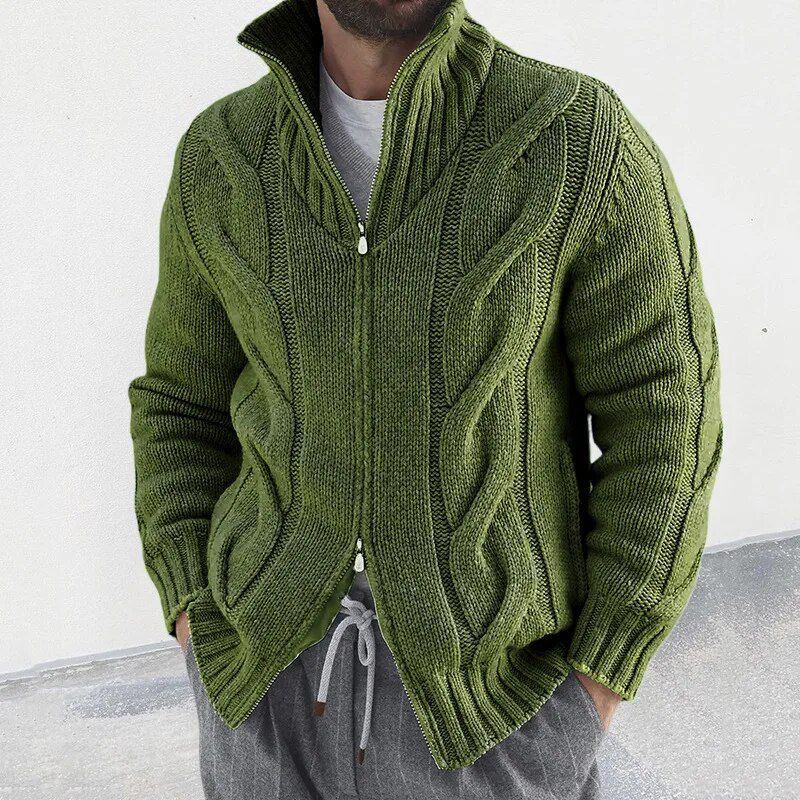Bidz | Weiche Strickjacke für Herren