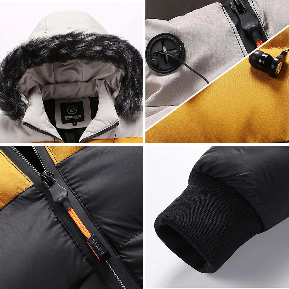 Bienert | Thermo-Winterjacke mit Kapuze für Herren