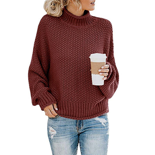Binia | Warmer Rollkragenpullover für Damen