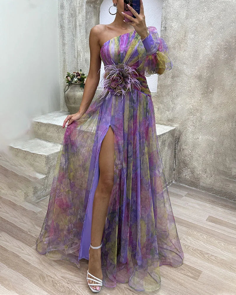 Birgita | Off-Shoulder Party Kleid für Damen