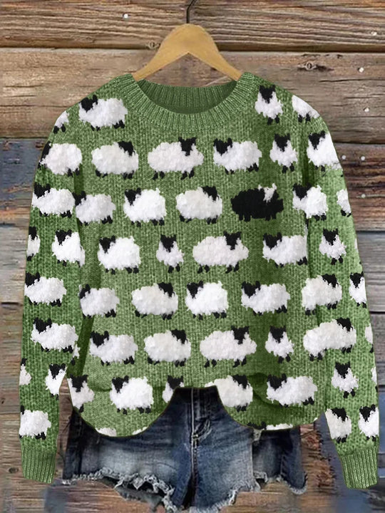Birte | Trendiger bedruckter Pullover für Damen