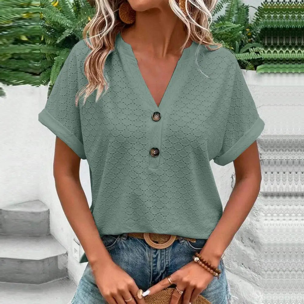 Bitna | Weiches V-Ausschnitt-Top für Damen