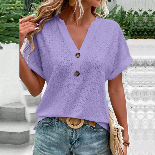 Bitna | Weiches V-Ausschnitt-Top für Damen