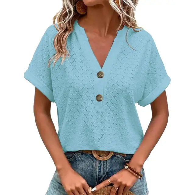 Bitna | Weiches V-Ausschnitt-Top für Damen