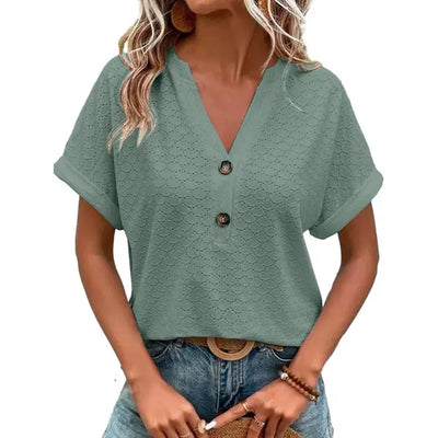 Bitna | Weiches V-Ausschnitt-Top für Damen