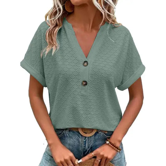 Bitna | Weiches V-Ausschnitt-Top für Damen