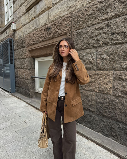 Blazer mit Notch-Revers für Damen