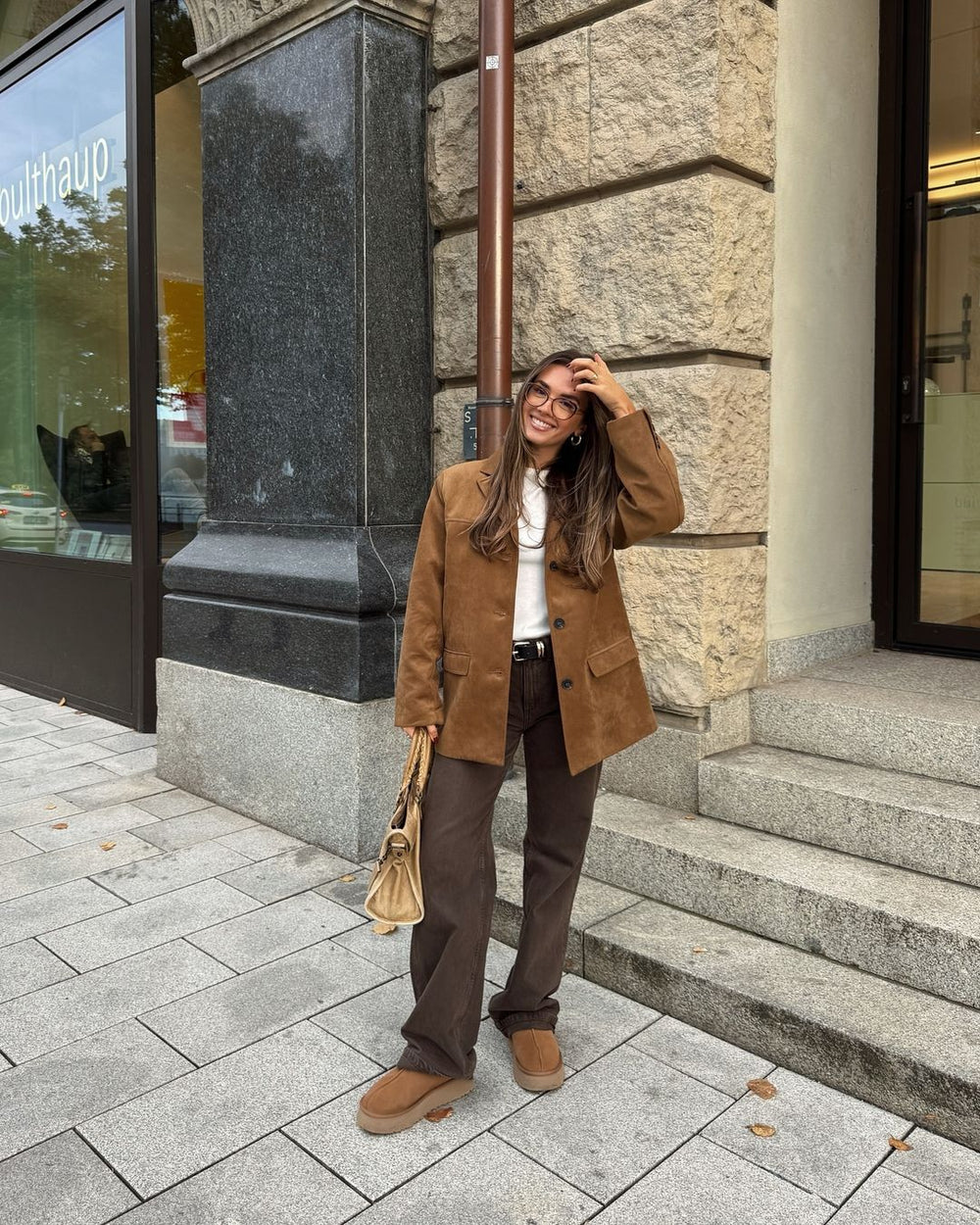 Blazer mit Notch-Revers für Damen