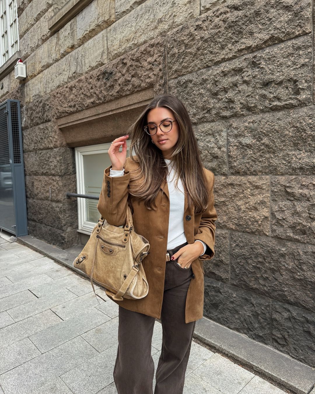 Blazer mit Notch-Revers für Damen