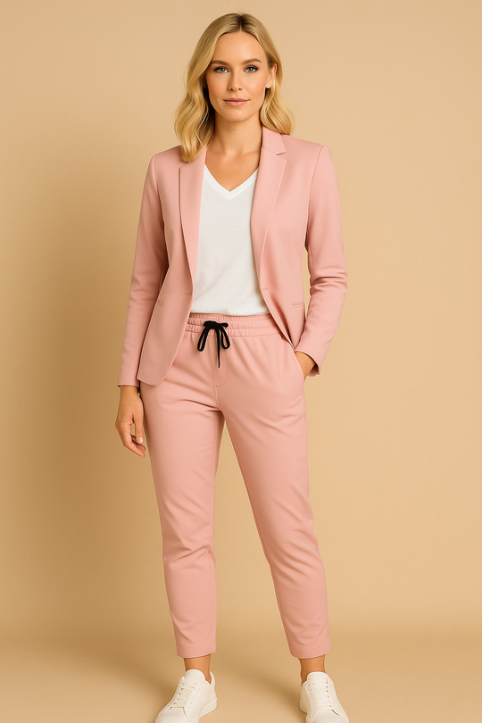 Blazerset für Damen aus weichem Material für den Alltag