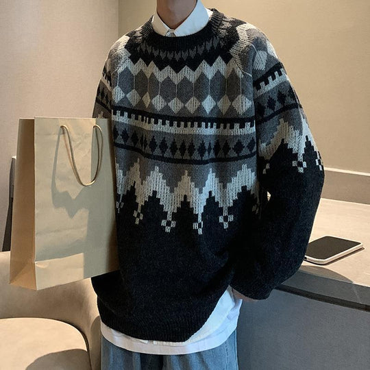 Bohl | Vintage Strickpullover für Herren