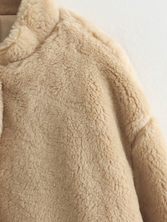 Bonnie | Weiche Teddyjacke für Damen