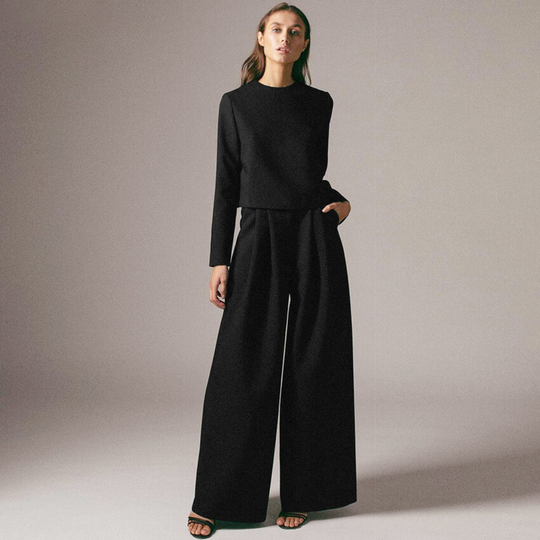 Bruni | Lässiges Langarm- und Hose-Set für Damen