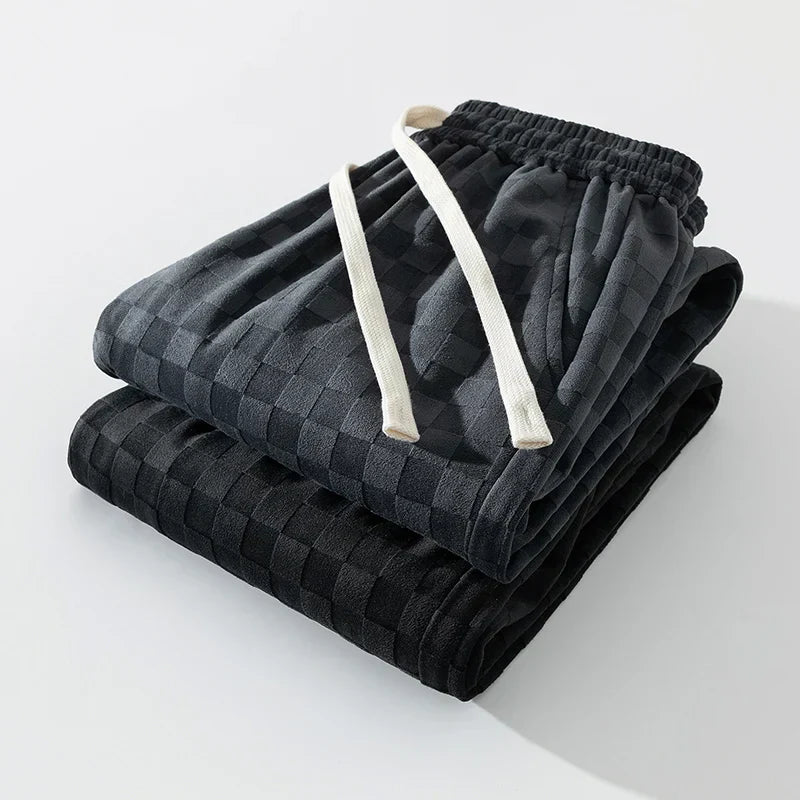 Brynhild | Karierte Cord-Sweatpants für Herren