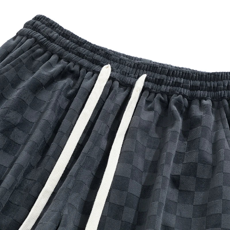 Brynhild | Karierte Cord-Sweatpants für Herren