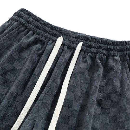 Brynhild | Karierte Cord-Sweatpants für Herren