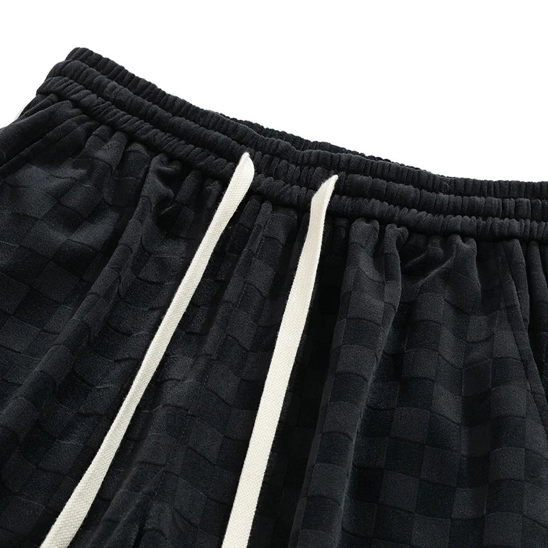 Brynhild | Karierte Cord-Sweatpants für Herren