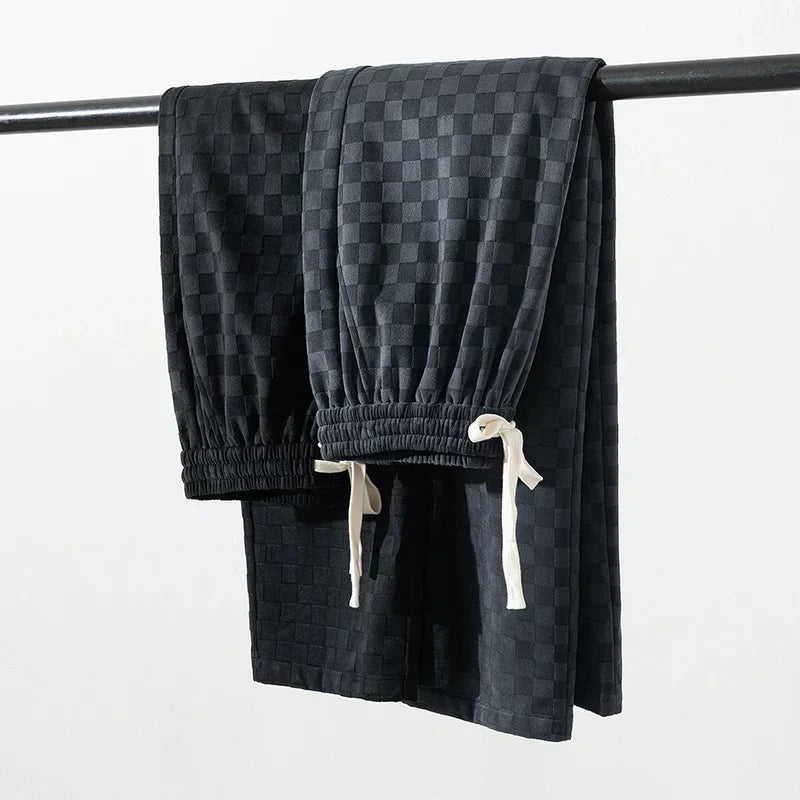 Brynhild | Karierte Cord-Sweatpants für Herren