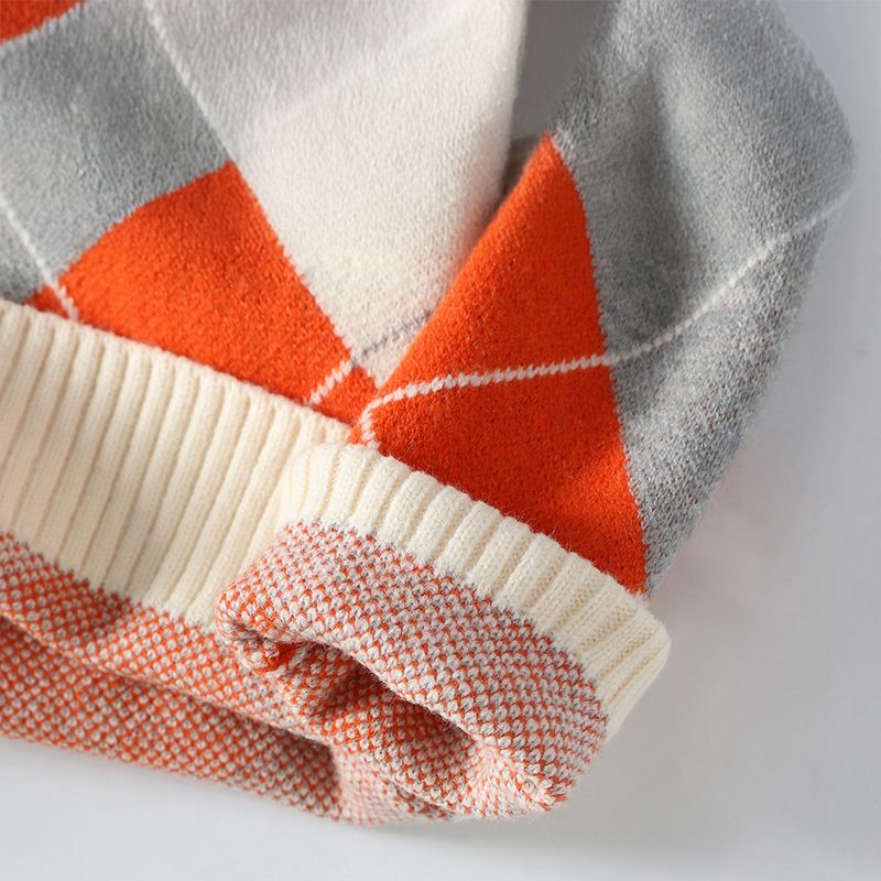 Caesar | Kariertes Strickpullover für Herren