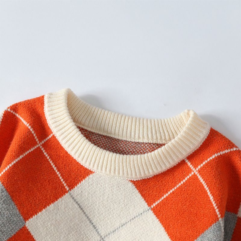 Caesar | Kariertes Strickpullover für Herren