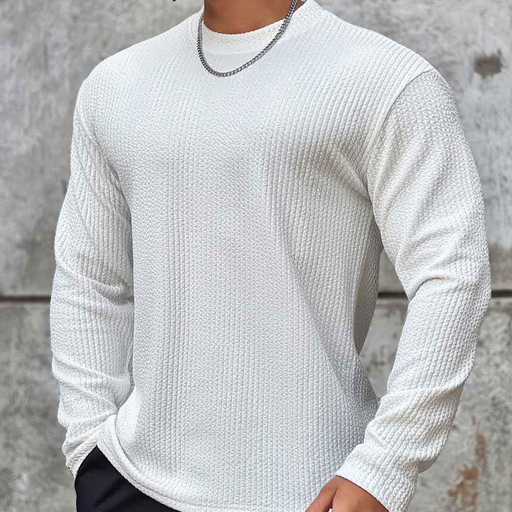 Caius | Rundhals Strickpullover für Herren