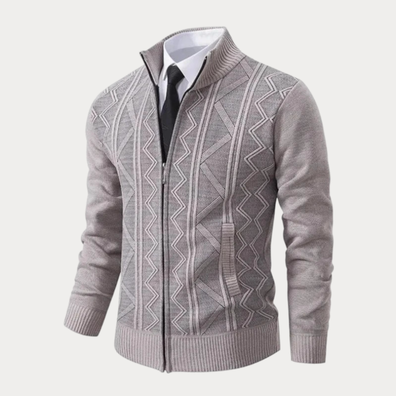 Cart | Gemusterte Strickjacke für Herren