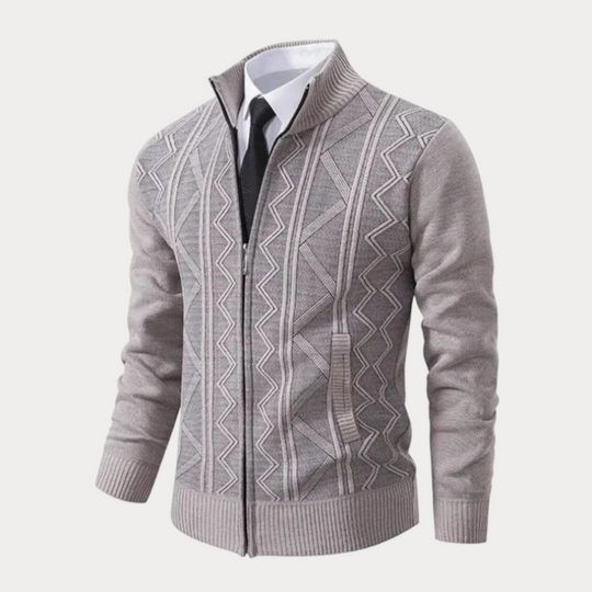 Cart | Gemusterte Strickjacke für Herren