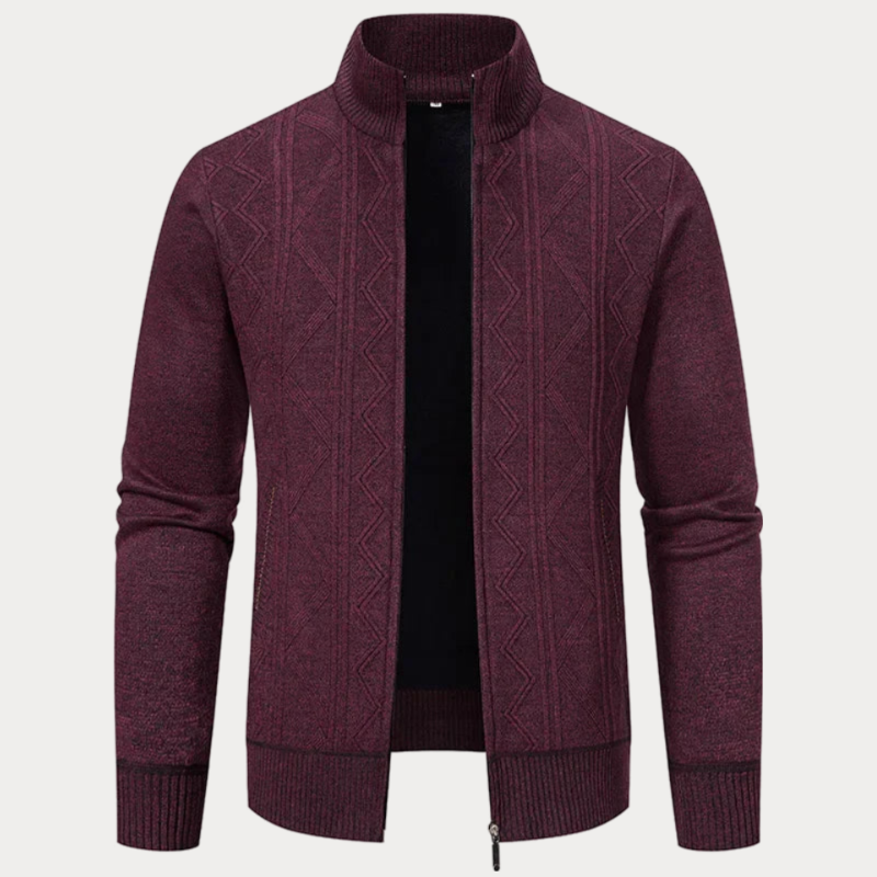 Cart | Gemusterte Strickjacke für Herren