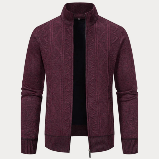 Cart | Gemusterte Strickjacke für Herren