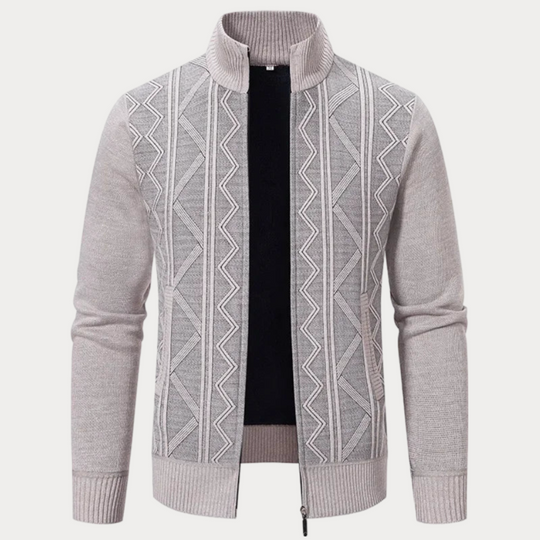 Cart | Gemusterte Strickjacke für Herren