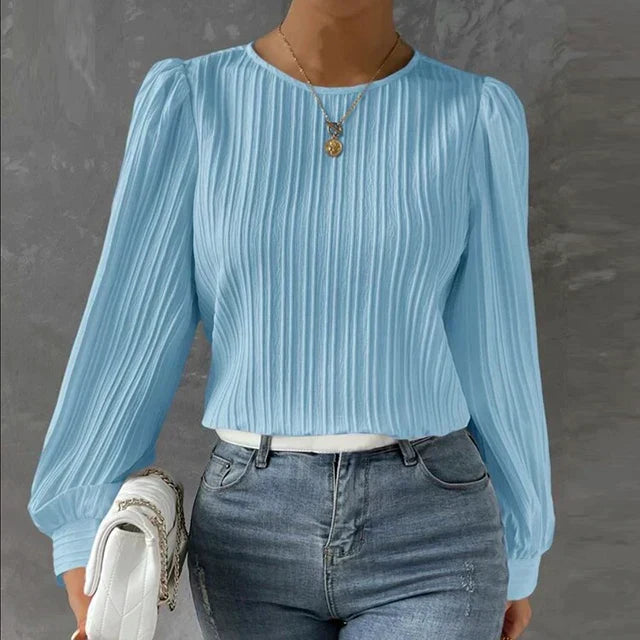 Cassandra | Plissierte Bluse für Damen