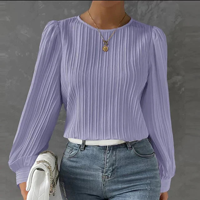 Cassandra | Plissierte Bluse für Damen