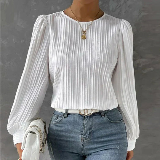 Cassandra | Plissierte Bluse für Damen