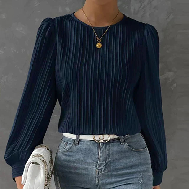 Cassandra | Plissierte Bluse für Damen