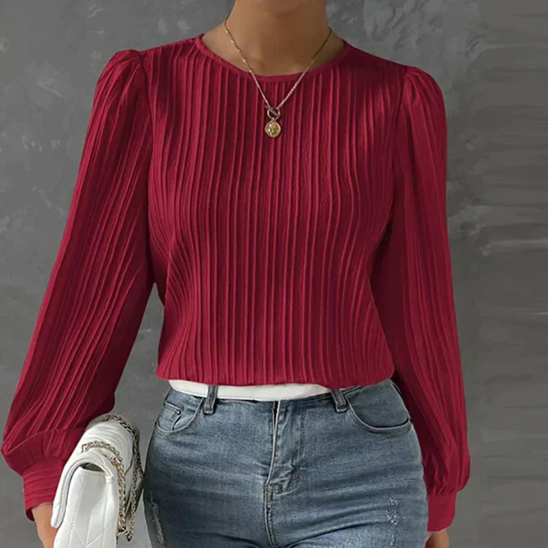 Cassandra | Plissierte Bluse für Damen