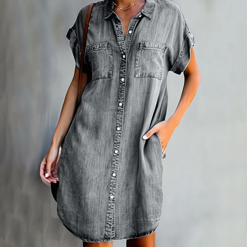 Cassy | Schickes Denim-Kleid für Damen