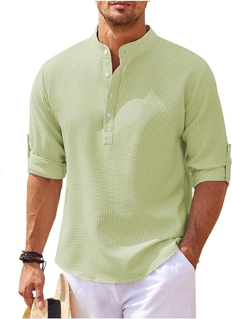 Casual Baumwolle Shirt mit relaxed fit für Herren