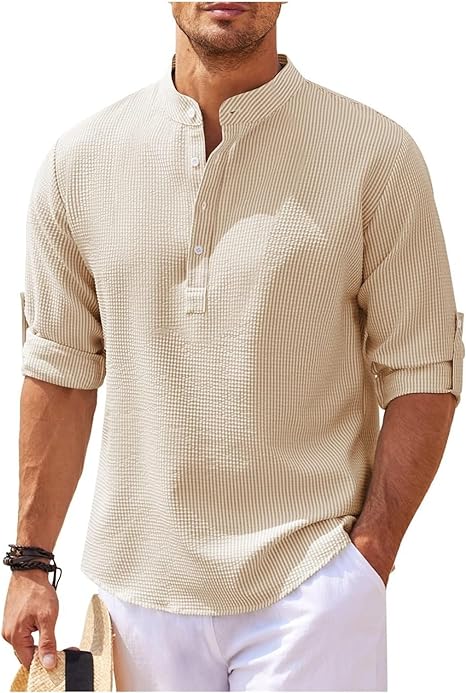 Casual Baumwolle Shirt mit relaxed fit für Herren