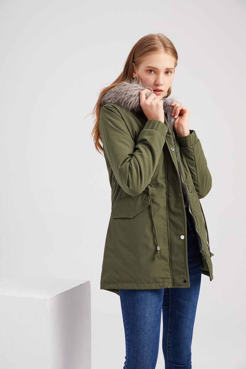 Catharina | Parka mit Kapuze für Damen