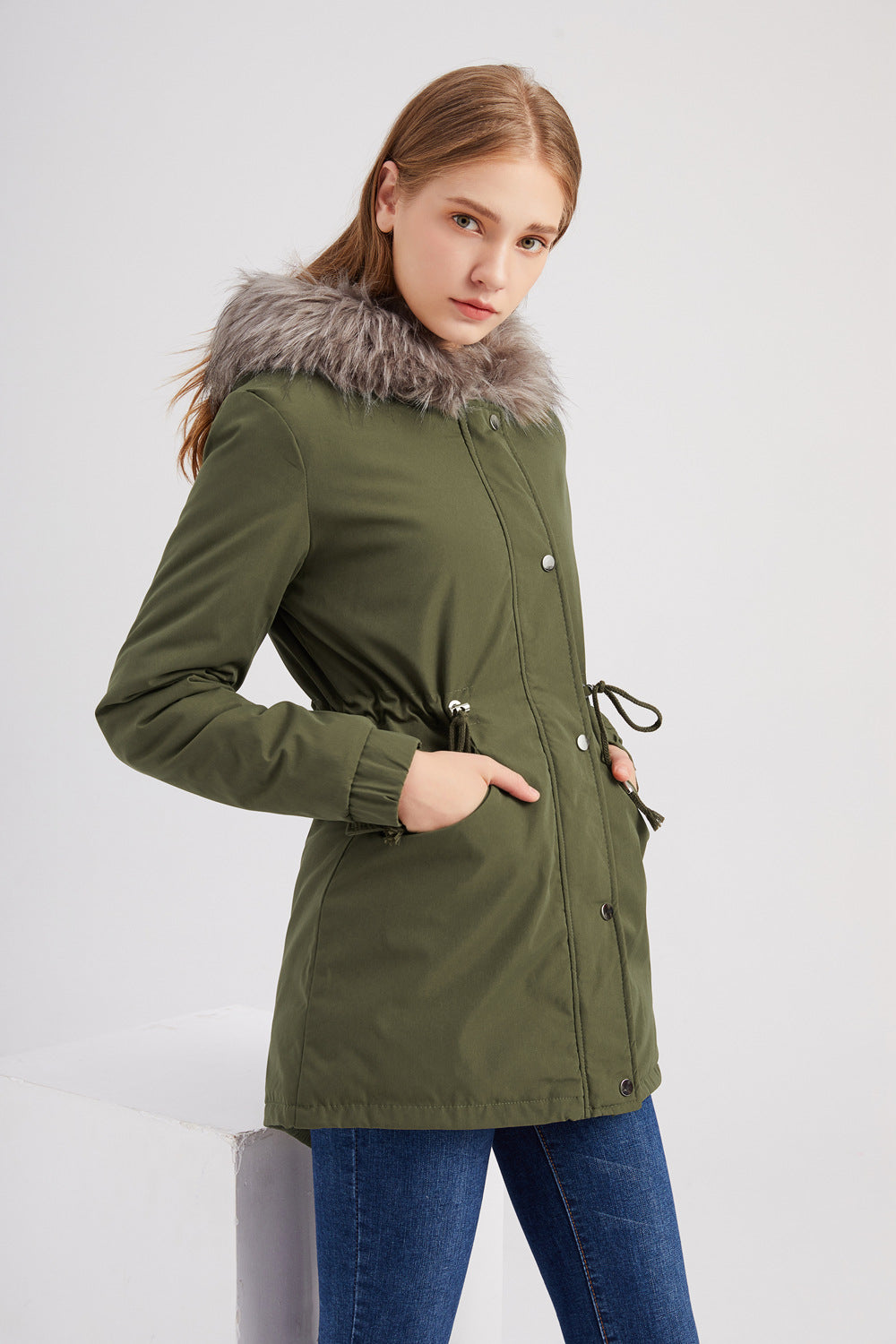 Catharina | Parka mit Kapuze für Damen