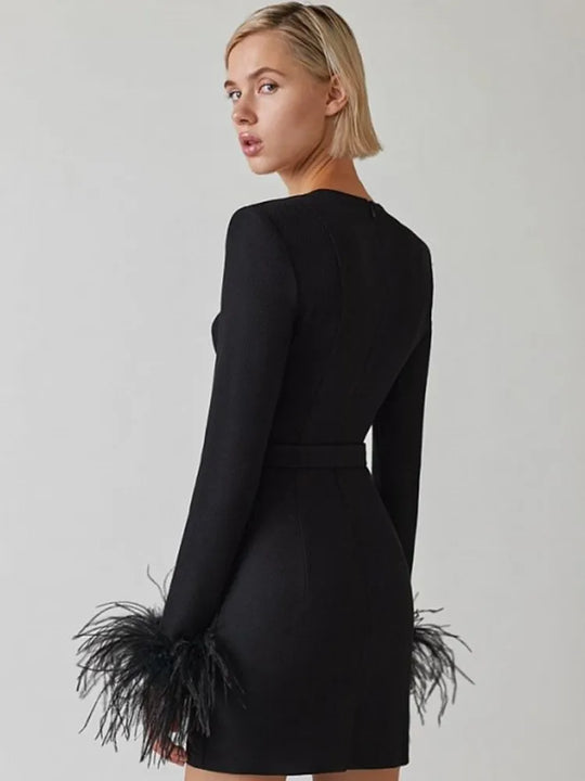 Charissa | Geflügeltes Minikleid für Damen