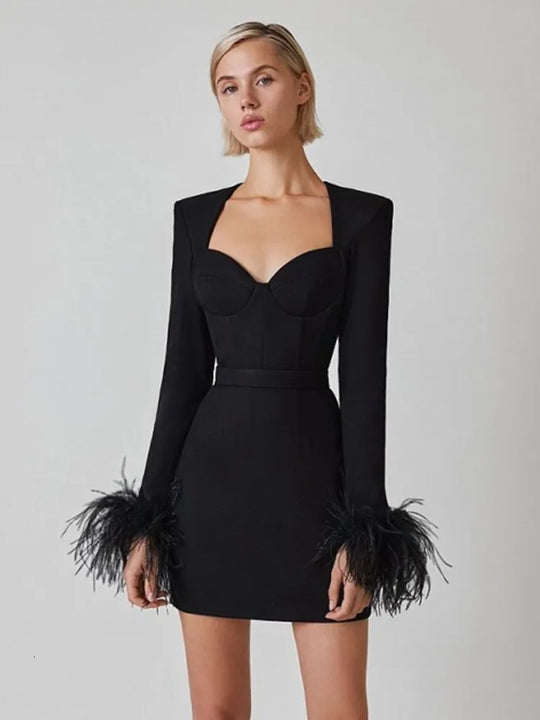 Charissa | Geflügeltes Minikleid für Damen