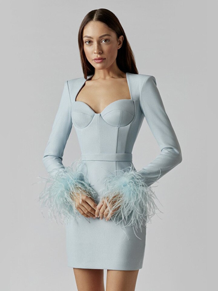 Charissa | Geflügeltes Minikleid für Damen