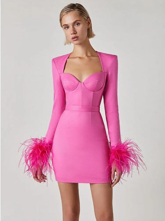 Charissa | Geflügeltes Minikleid für Damen